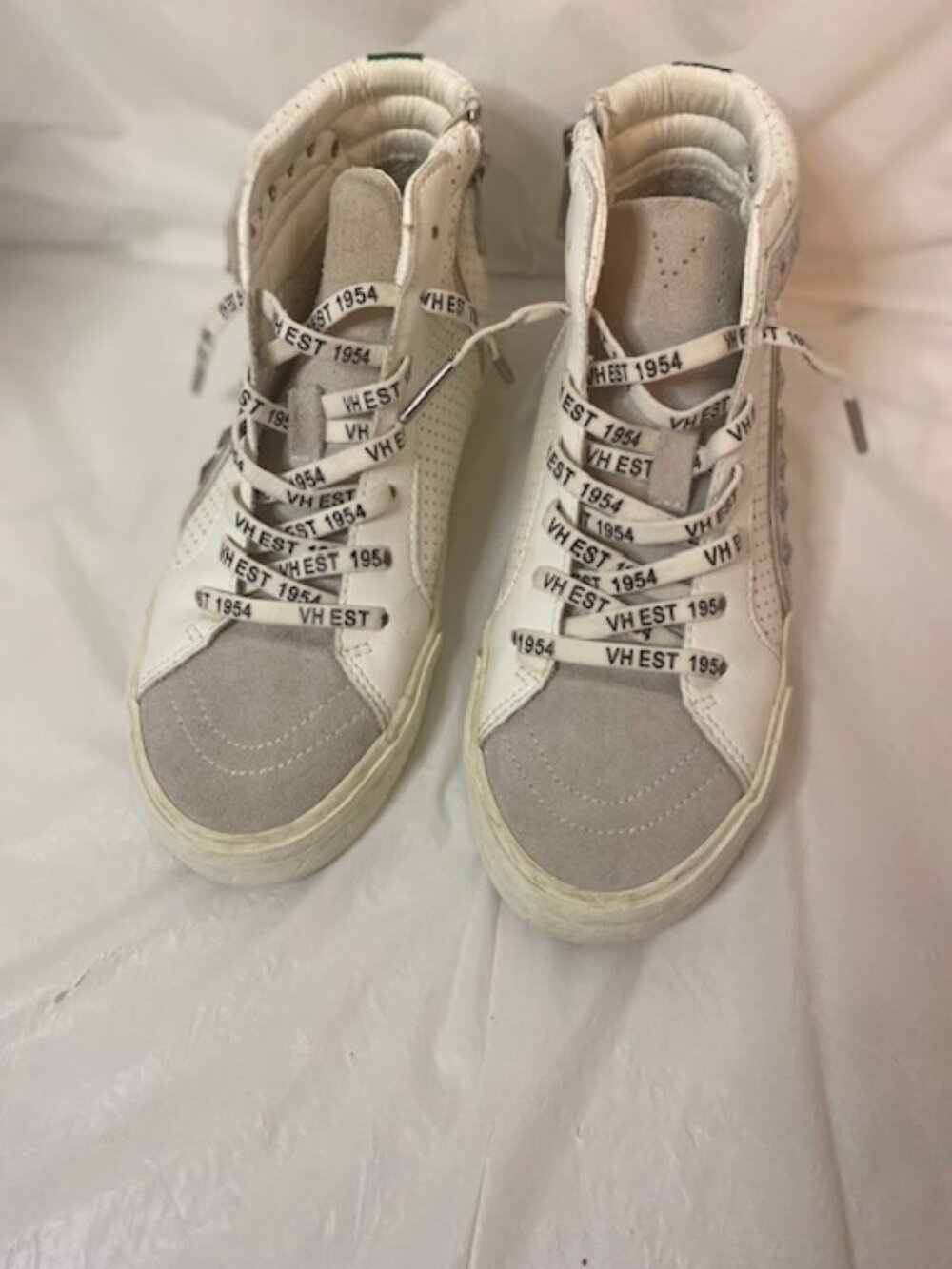 Vintage Havana GADOL High Tops - GREEN Women's Leather Sneaker, size 7